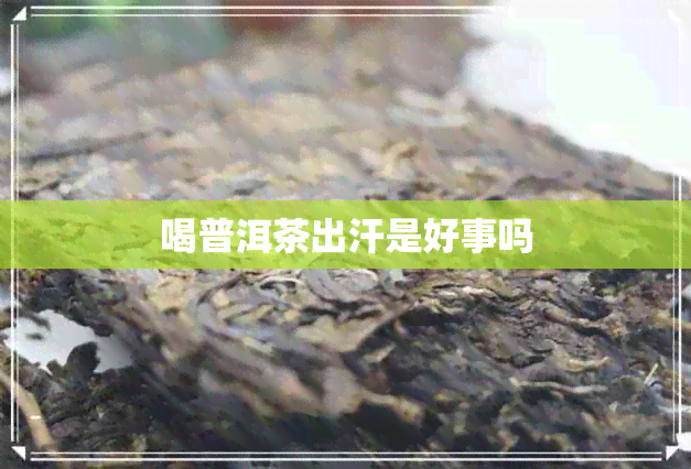 喝普洱茶出汗是好事吗 喝普洱茶出汗是好事吗