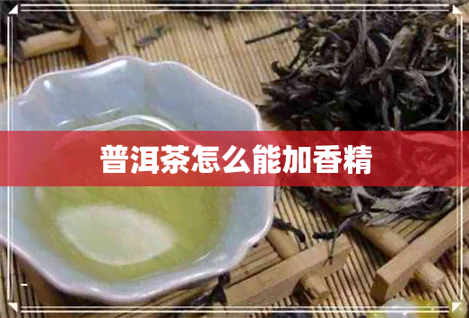普洱茶怎么能加香精