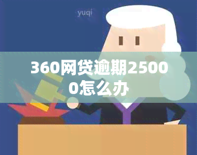 360网贷逾期25000怎么办