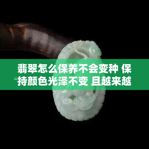 翡翠怎么保养不会变种 保持颜色光泽不变 且越来越亮