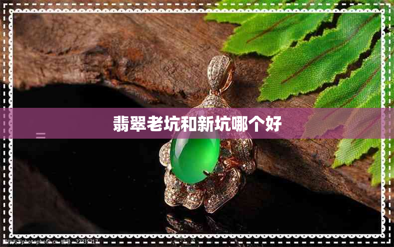 翡翠老坑和新坑哪个好 翡翠老坑和新坑哪个好