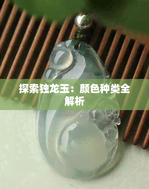 探索独龙玉:颜色种类全解析