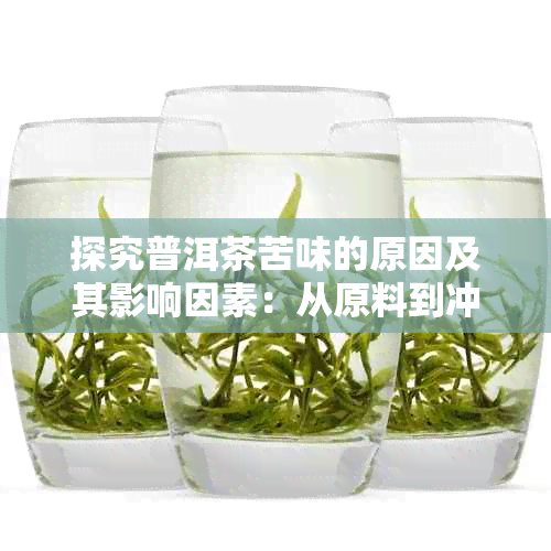 探究普洱茶苦味的原因及其影响因素:从原料到冲泡技巧的全解析