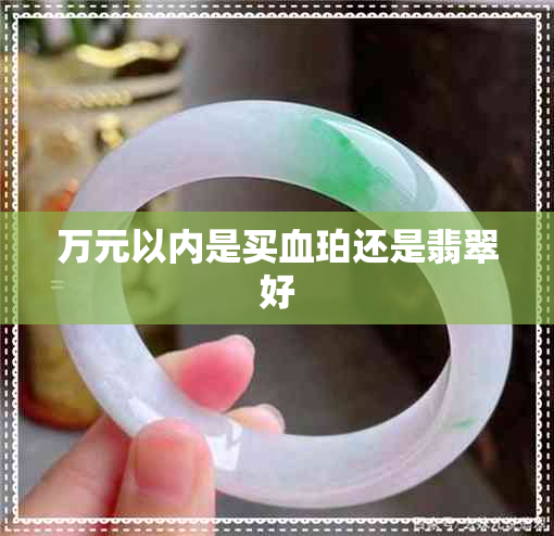 万元以内是买血珀还是翡翠好