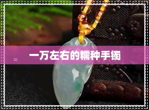 一万左右的糯种手镯 一万左右的糯种手镯