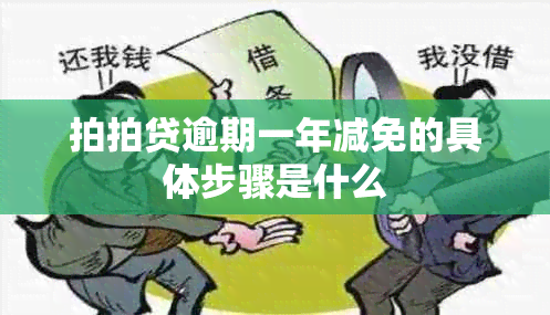拍拍贷逾期一年减免的具体步骤是什么