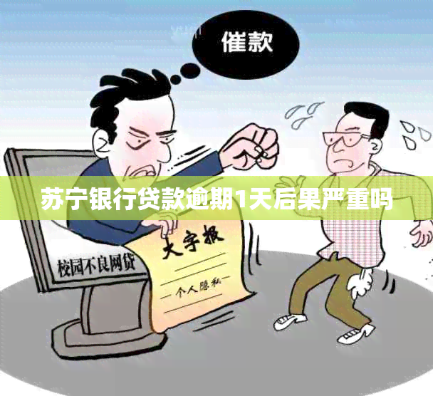 苏宁银行贷款逾期1天后果严重吗