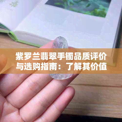 紫罗兰翡翠手镯品质评价与选购指南：了解其价值、鉴别方法与搭配建议