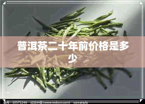 普洱茶二十年前价格是多少 普洱茶二十年前价格是多少