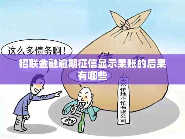 招联金融逾期显示呆账的后果有哪些