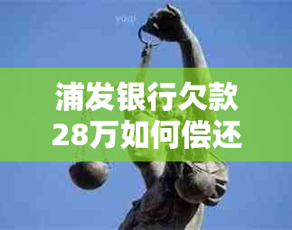 浦发银行欠款28万如何偿还