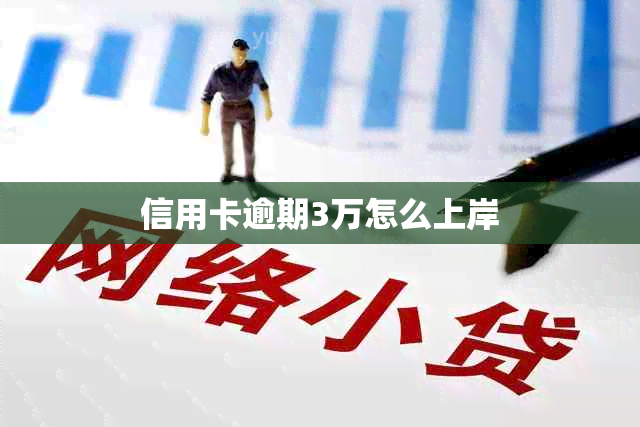 信用卡逾期3万怎么上岸