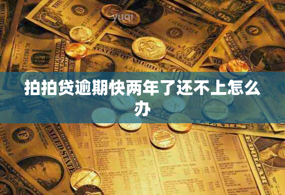 拍拍贷逾期快两年了还不上怎么办