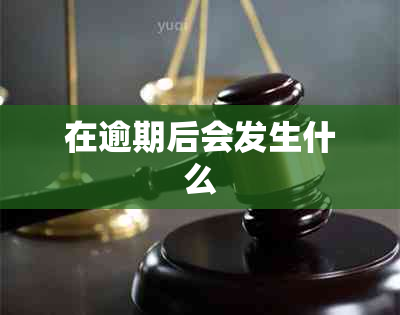 在逾期后会发生什么
