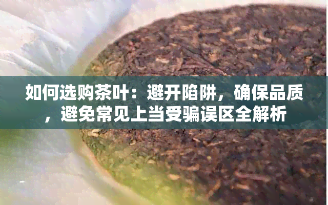 如何选购茶叶:避开陷阱,确保品质,避免常见上当受骗误区全解析
