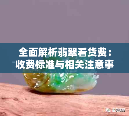 全面解析翡翠看货费：收费标准与相关注意事项