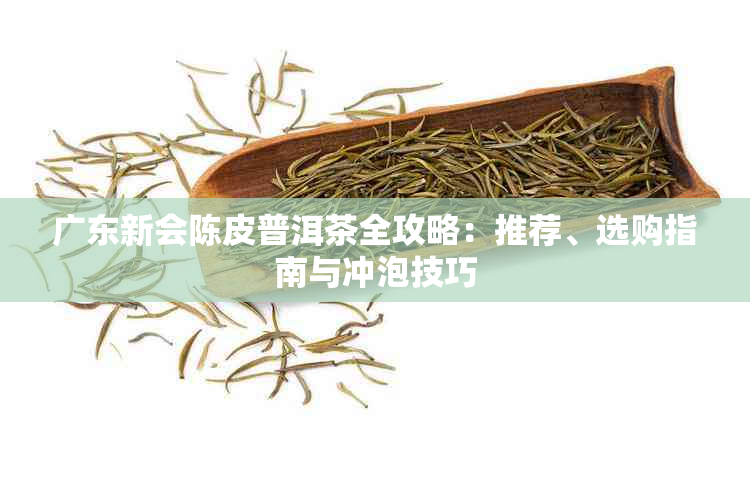 广东新会陈皮普洱茶全攻略:推荐、选购指南与冲泡技巧