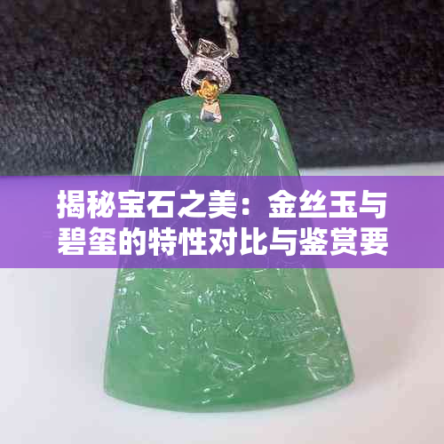 揭秘宝石之美:金丝玉与碧玺的特性对比与鉴赏要领