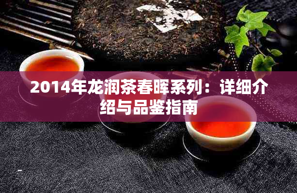 2014年龙润茶春晖系列:详细介绍与品鉴指南
