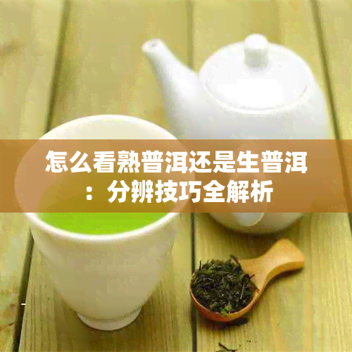 怎么看熟普洱还是生普洱:分辨技巧全解析