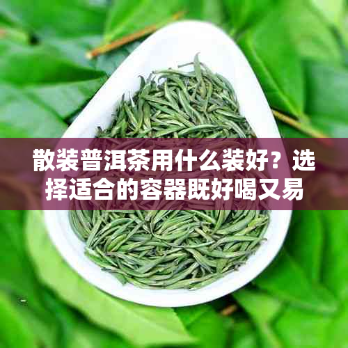 散装普洱茶用什么装好?选择适合的容器既好喝又易保存