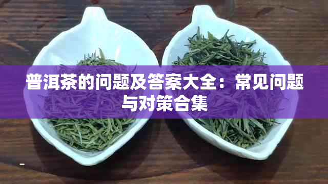 普洱茶的问题及答案大全:常见问题与对策合集