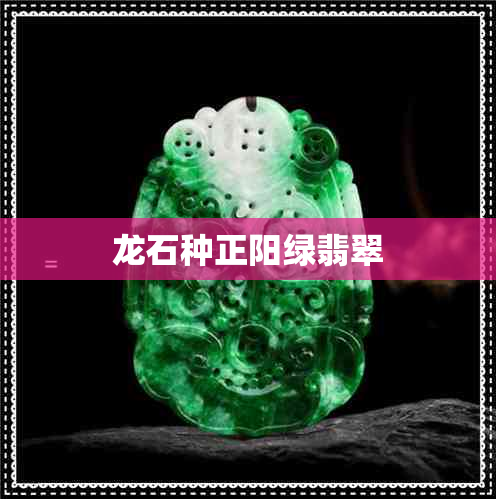 龙石种正阳绿翡翠 龙石种正阳绿翡翠
