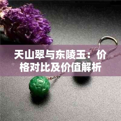 天山翠与东陵玉:价格对比及价值解析