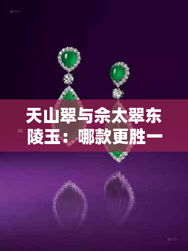 天山翠与佘太翠东陵玉:哪款更胜一筹?浣樺