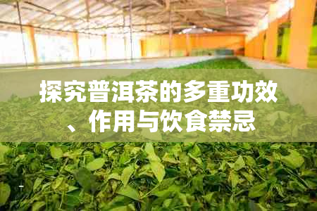 探究普洱茶的多重功效、作用与饮食禁忌
