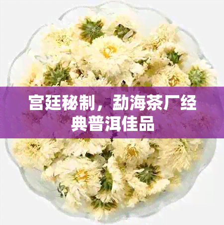 宫廷秘制，勐海茶厂经典普洱佳品
