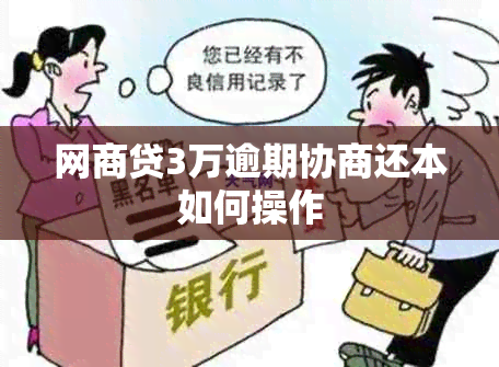 网贷3万逾期协商还本如何操作