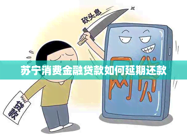 苏宁消费金融贷款如何延期还款