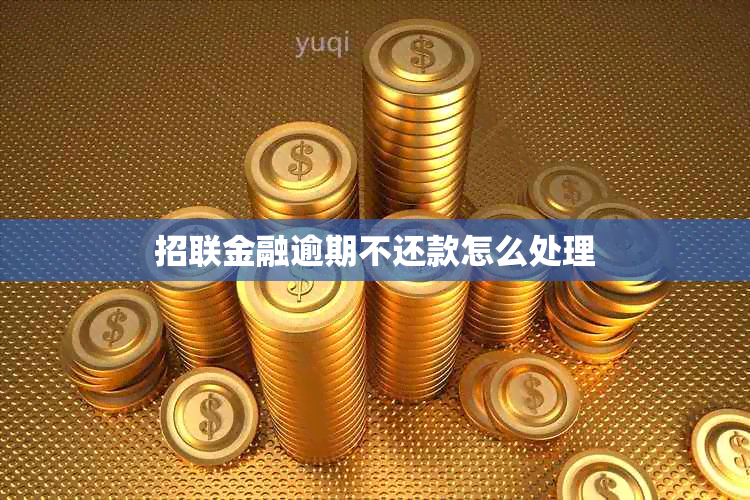 招联金融逾期不还款怎么处理