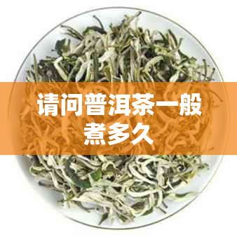 请问普洱茶一般煮多久 请问普洱茶一般煮多久