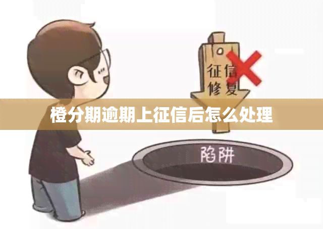 橙分期逾期上后怎么处理