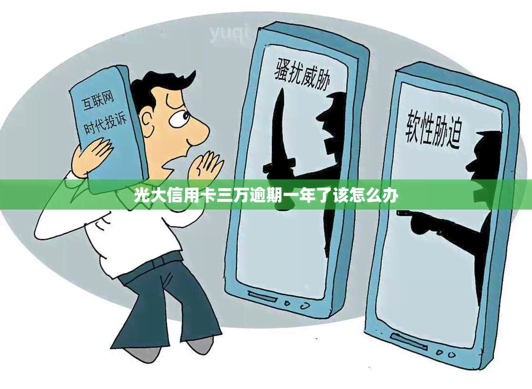 光大信用卡三万逾期一年了该怎么办