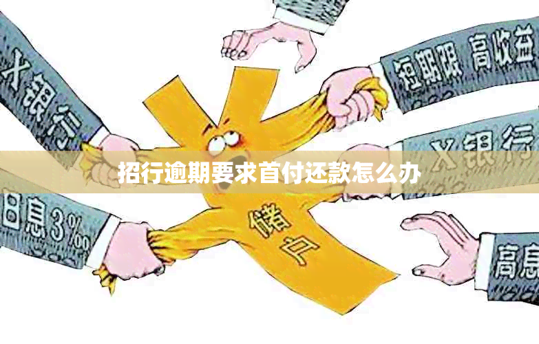 招行逾期要求首付还款怎么办
