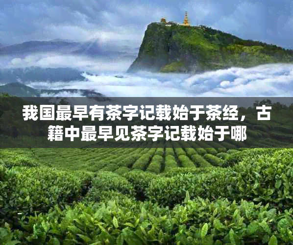 我国最早有茶字记载始于茶经,古籍中最早见茶字记载始于哪