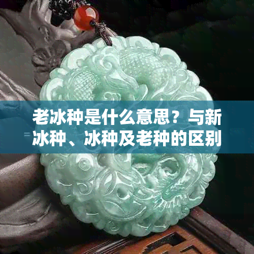 老冰种是什么意思?与新冰种、冰种及老种的区别