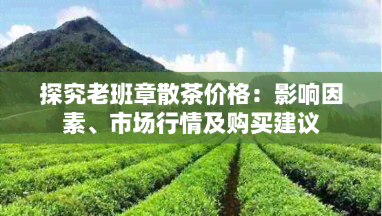 探究老班章散茶价格：影响因素、市场行情及购买建议