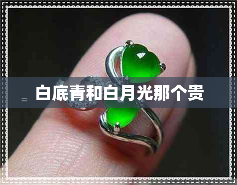白底青和白月光那个贵