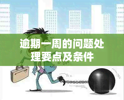 逾期一周的问题处理要点及条件