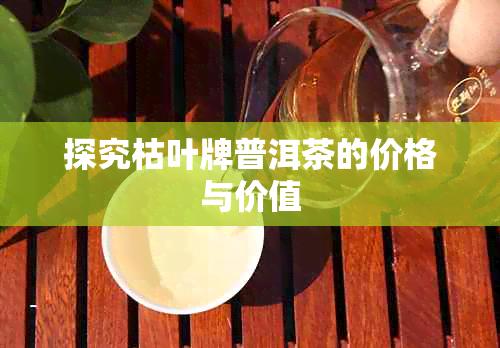 探究枯叶牌普洱茶的价格与价值