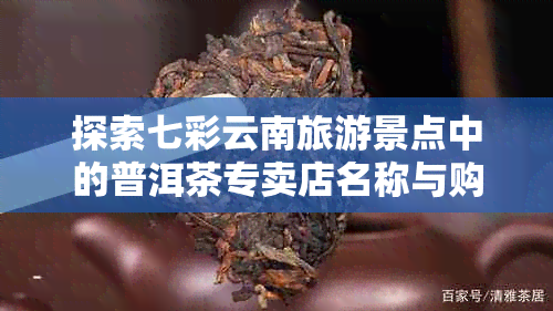 探索七彩云南旅游景点中的普洱茶专卖店名称与购买指南