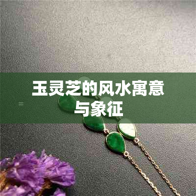 玉灵芝的风水寓意与象征