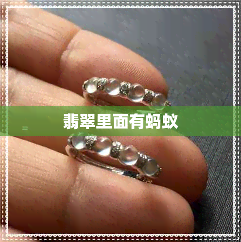 翡翠里面有蚂蚁 翡翠里面有蚂蚁