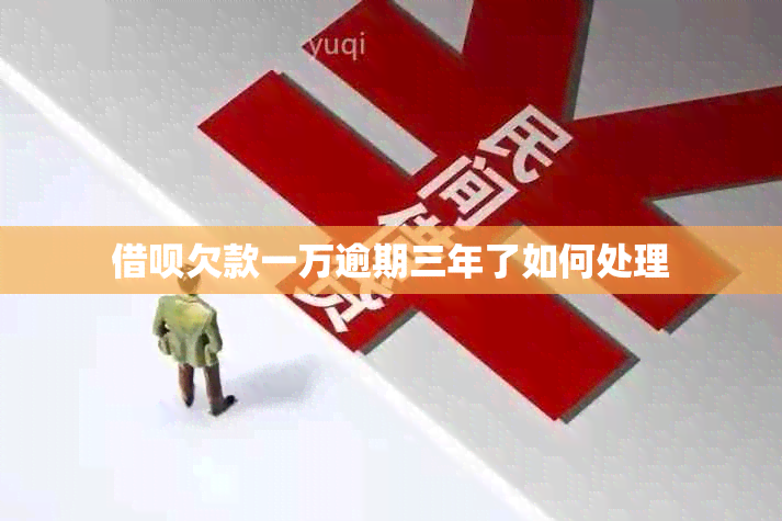 网贷欠款一万逾期三年了如何处理