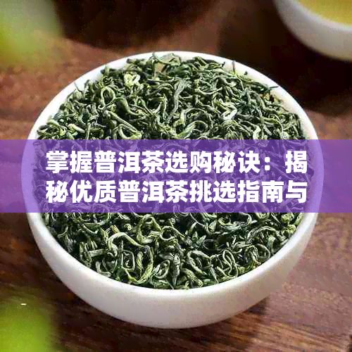 掌握普洱茶选购秘诀:揭秘优质普洱茶挑选指南与推荐