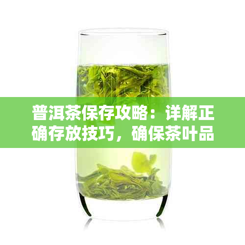 普洱茶保存攻略：详解正确存放技巧，确保茶叶品质与口感长存
